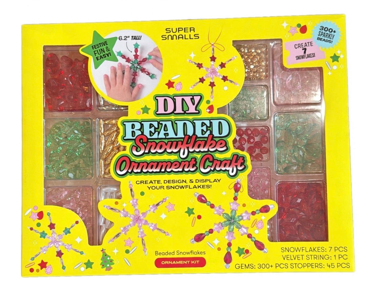 Super Smalls Beaded Snowflake Ornament Kit