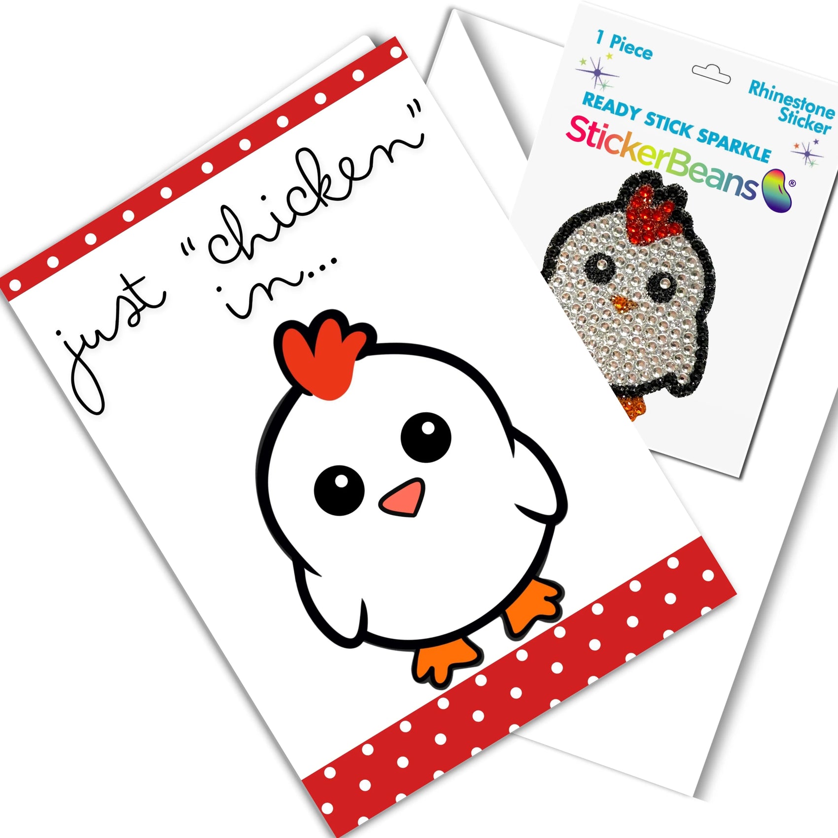Sticker Beans Greeting Cards