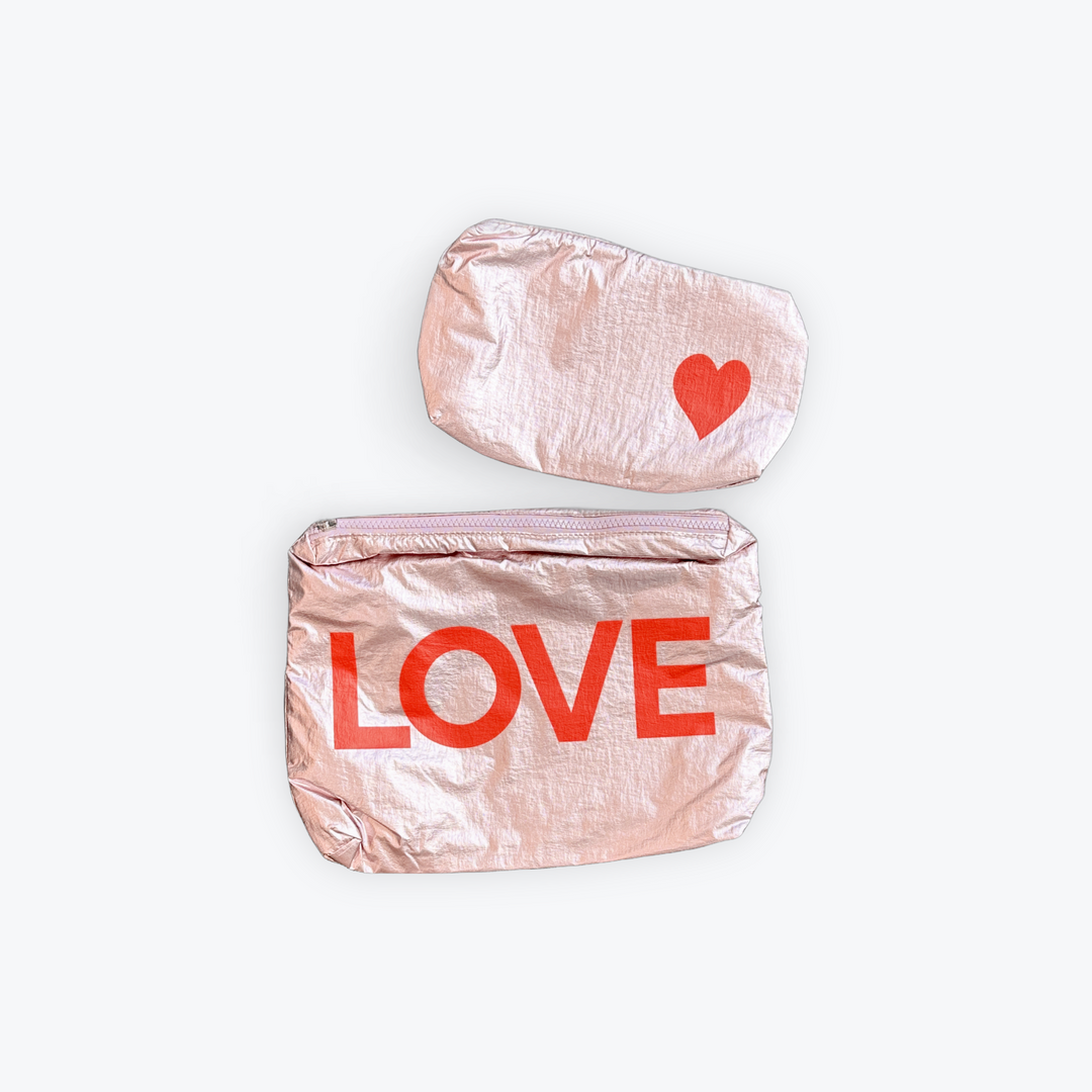 Love Heart Makeup Bags