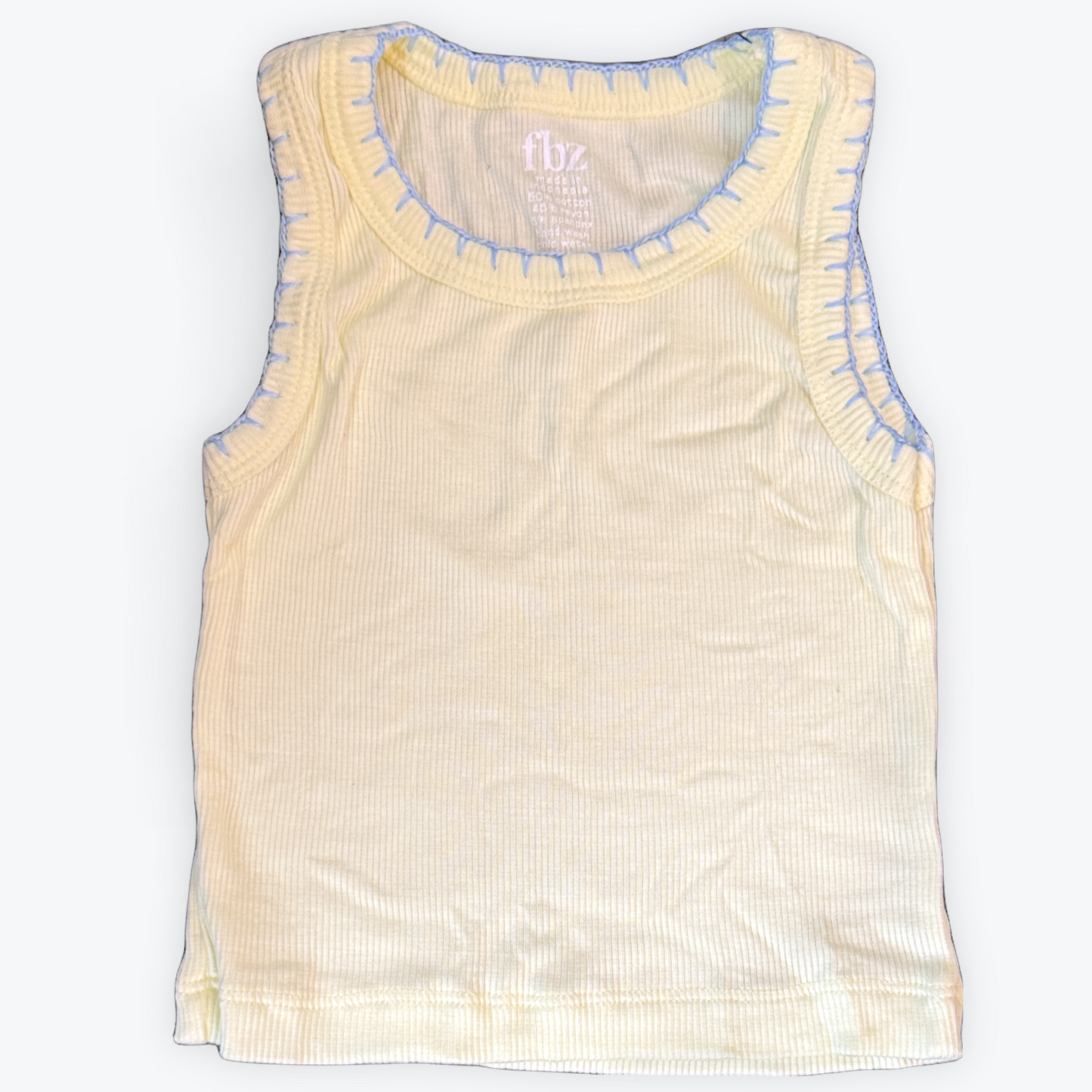 FBZ Yellow Blue Rose Tank