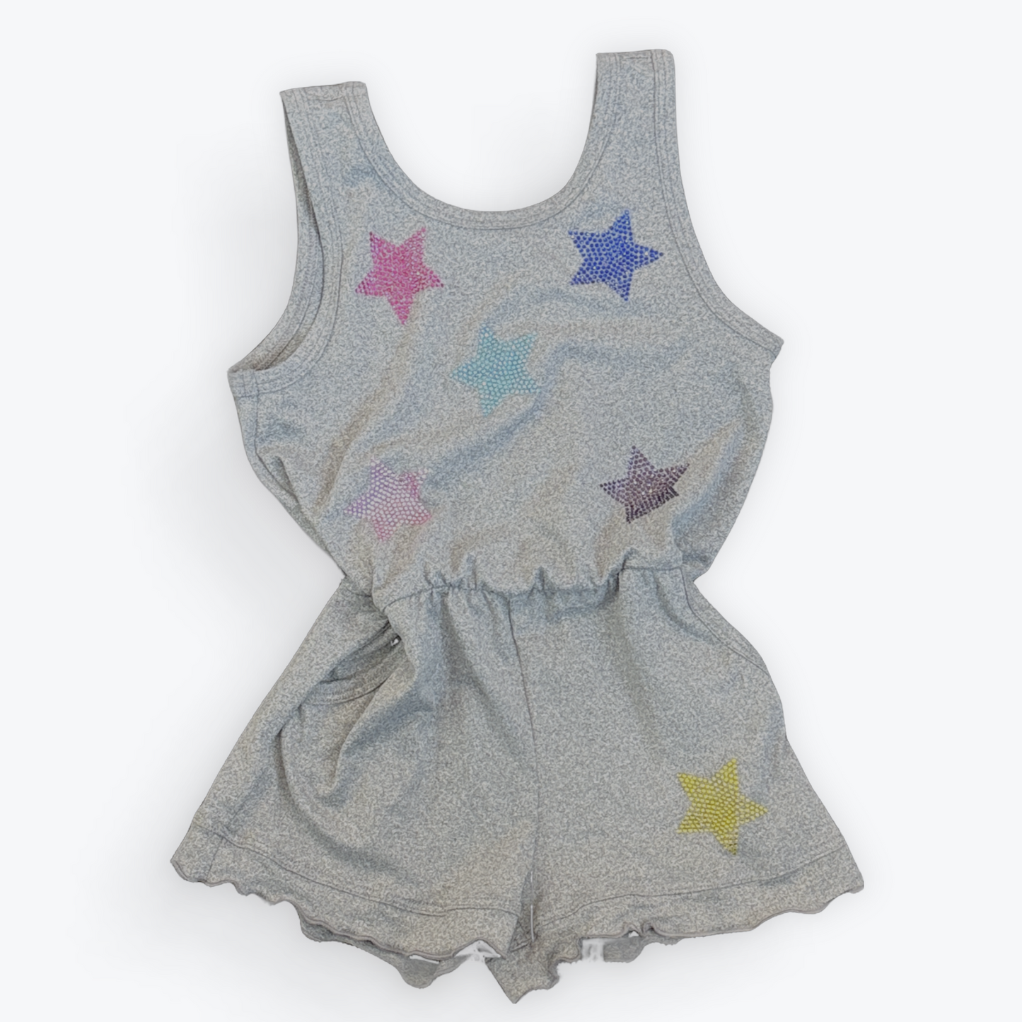 Romper with Crystal Stars