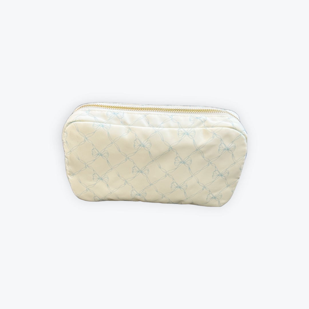 Medium Bow Makeup Bag