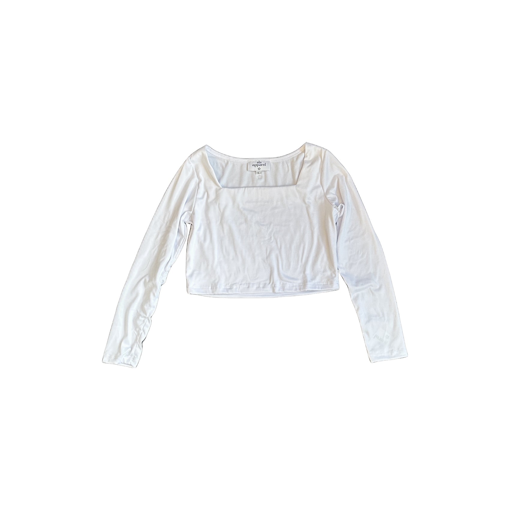 Long Sleeve Square Neck Top