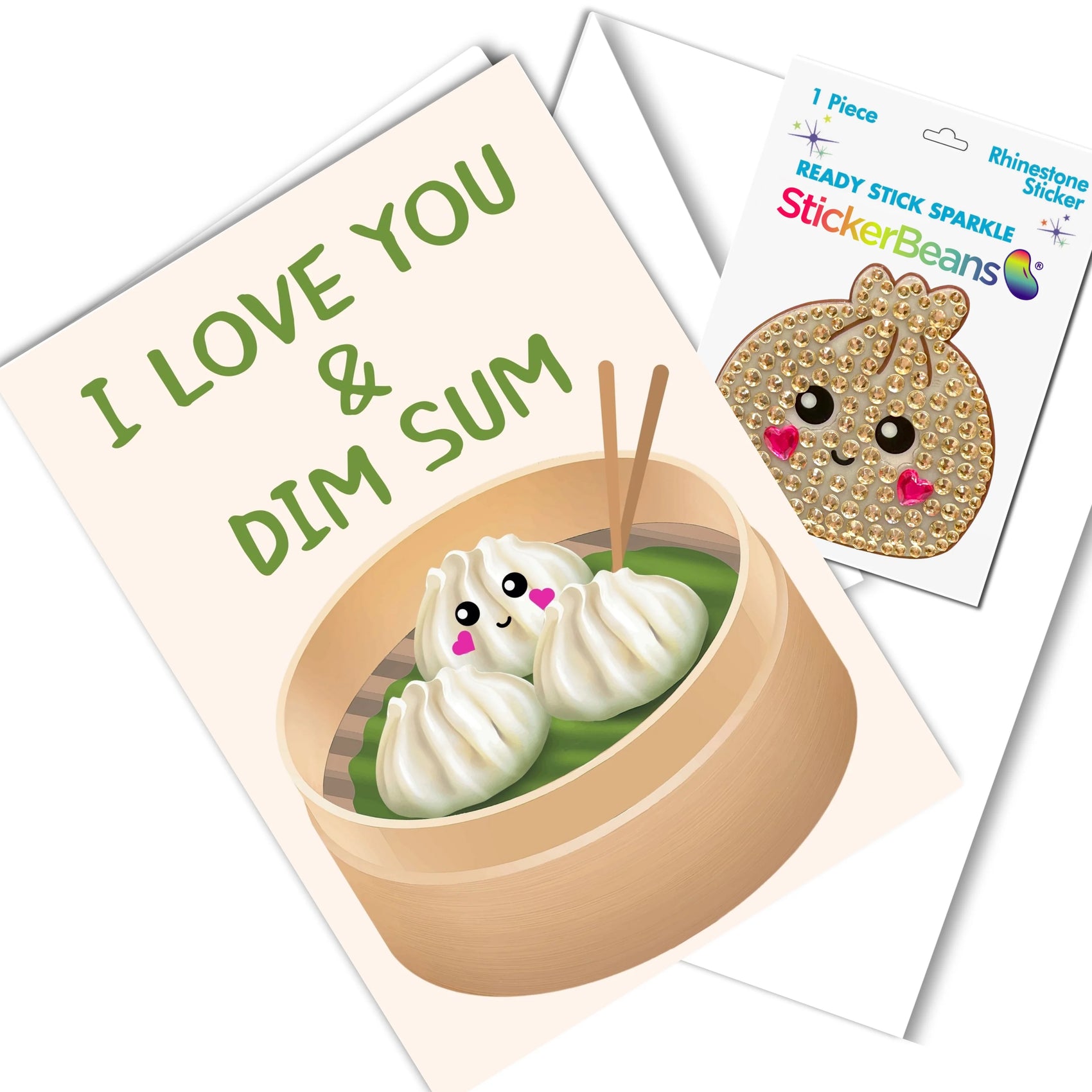 Sticker Beans Greeting Cards