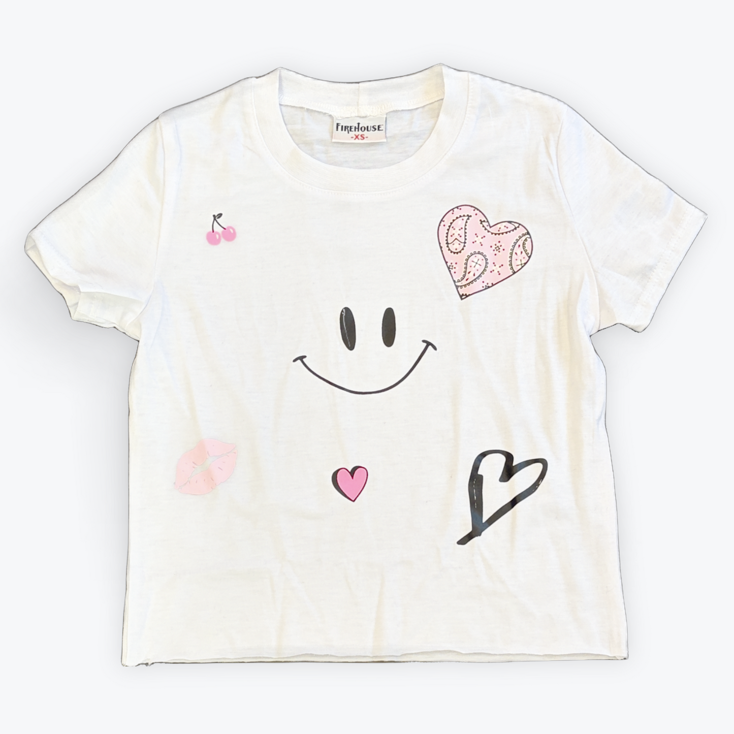 Firehouse Smile White Tee