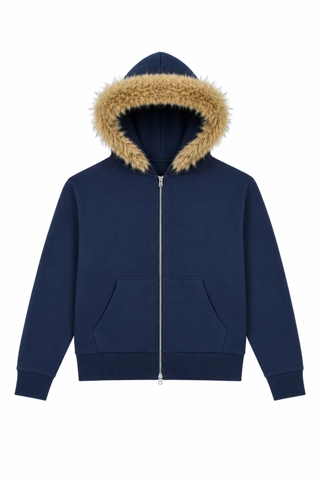 Katie J Adrianna Zip Fur Hoodie