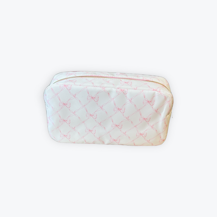 Medium Bow Makeup Bag