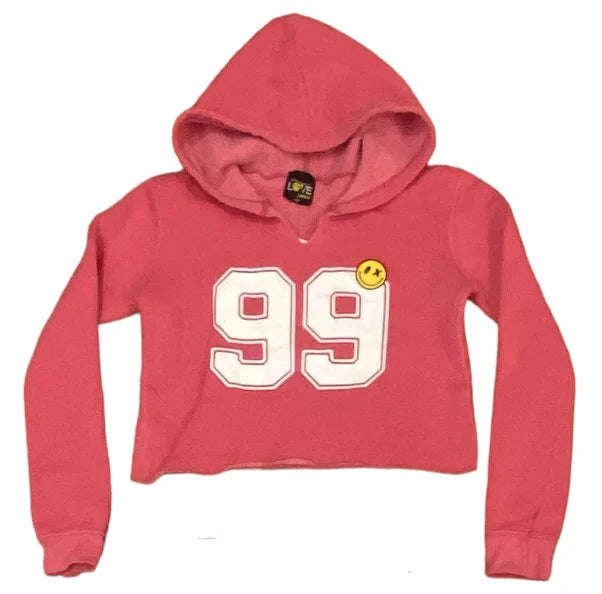 Love Junkie Cropped 99 Smiles Hoodie