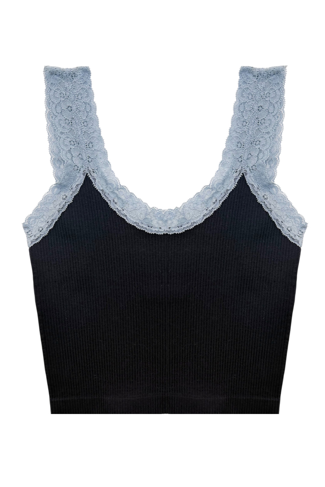 Katie J Liana Tank with Lace Trim