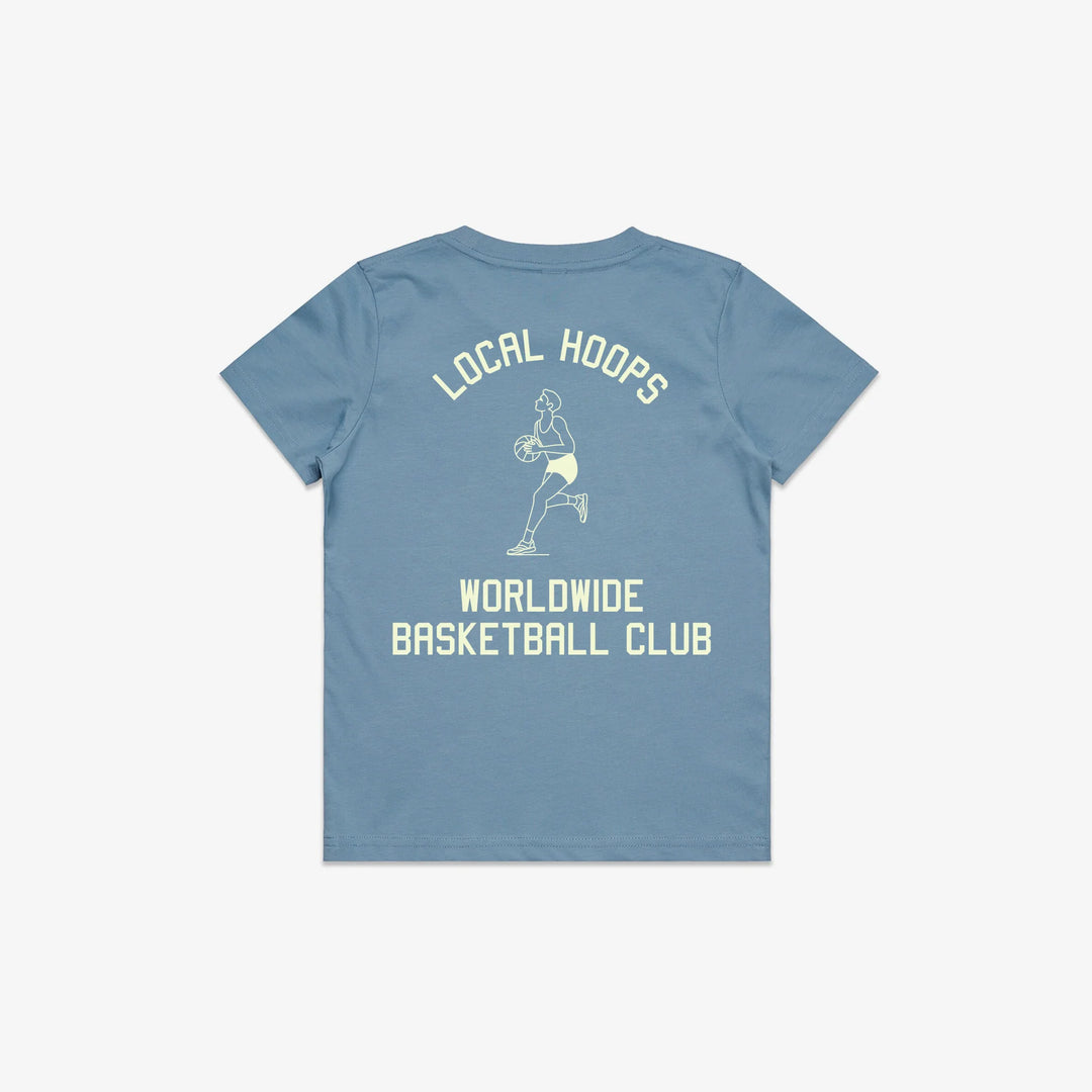 Local Hoops Carolina Blue B-Ball Club Tee