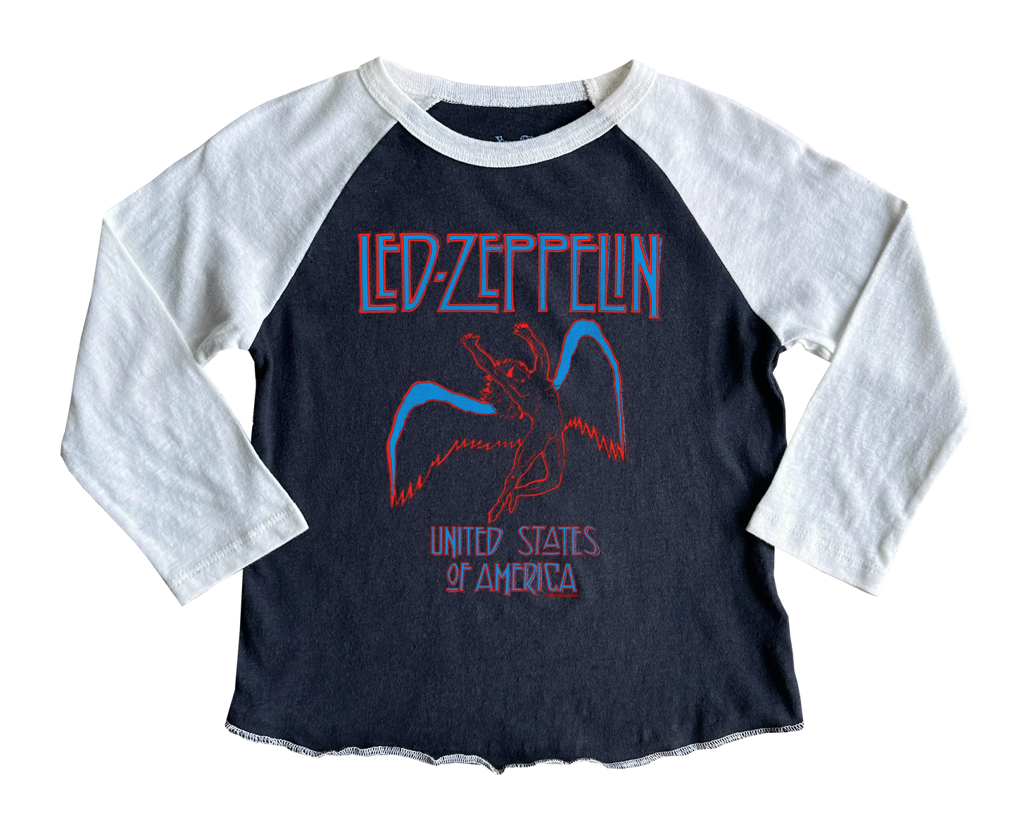 Rowdy Sprout Led Zeppelin Raglan LS Tee