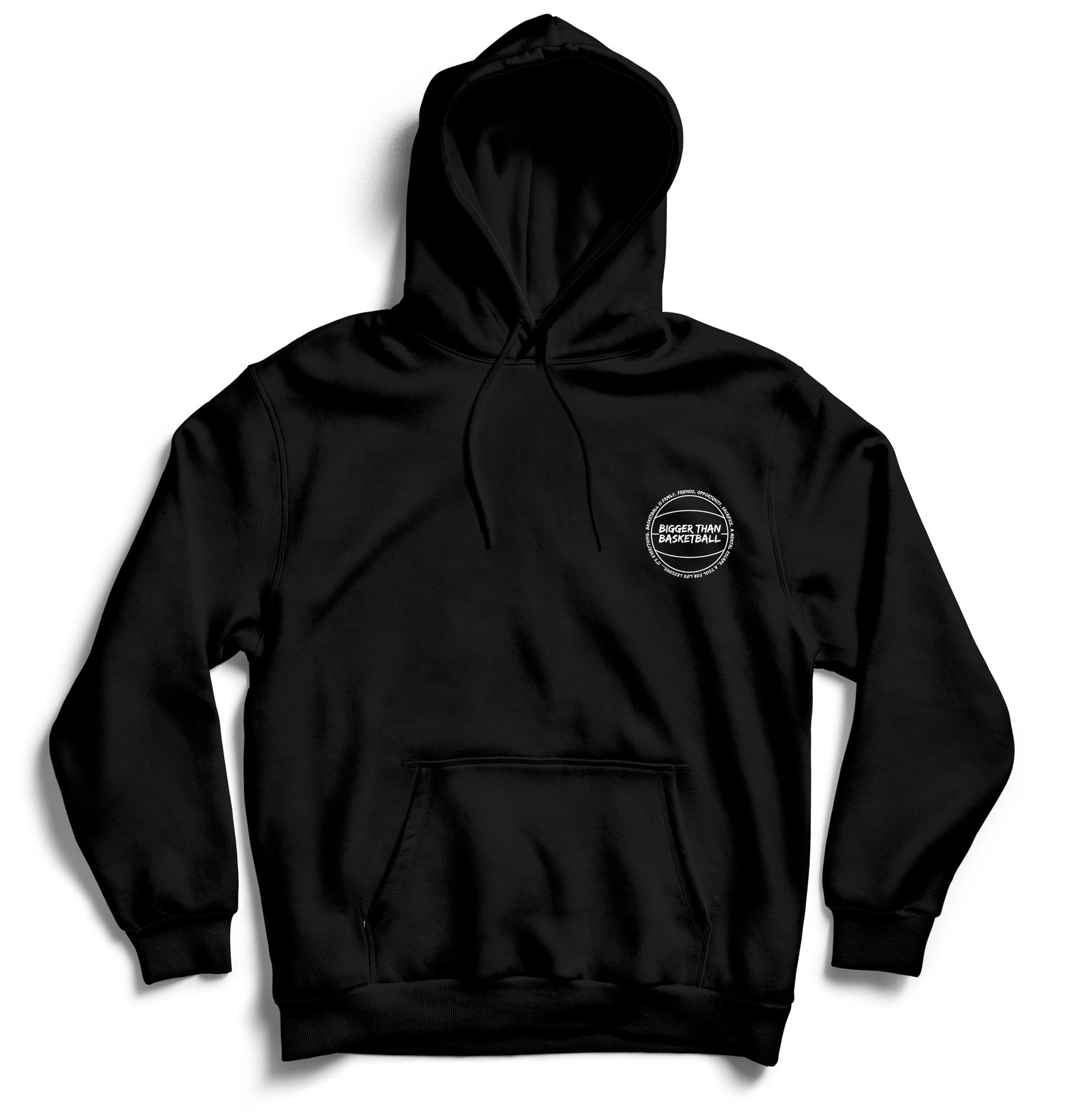 BTB Everyday Embroidered Hoodie- Black