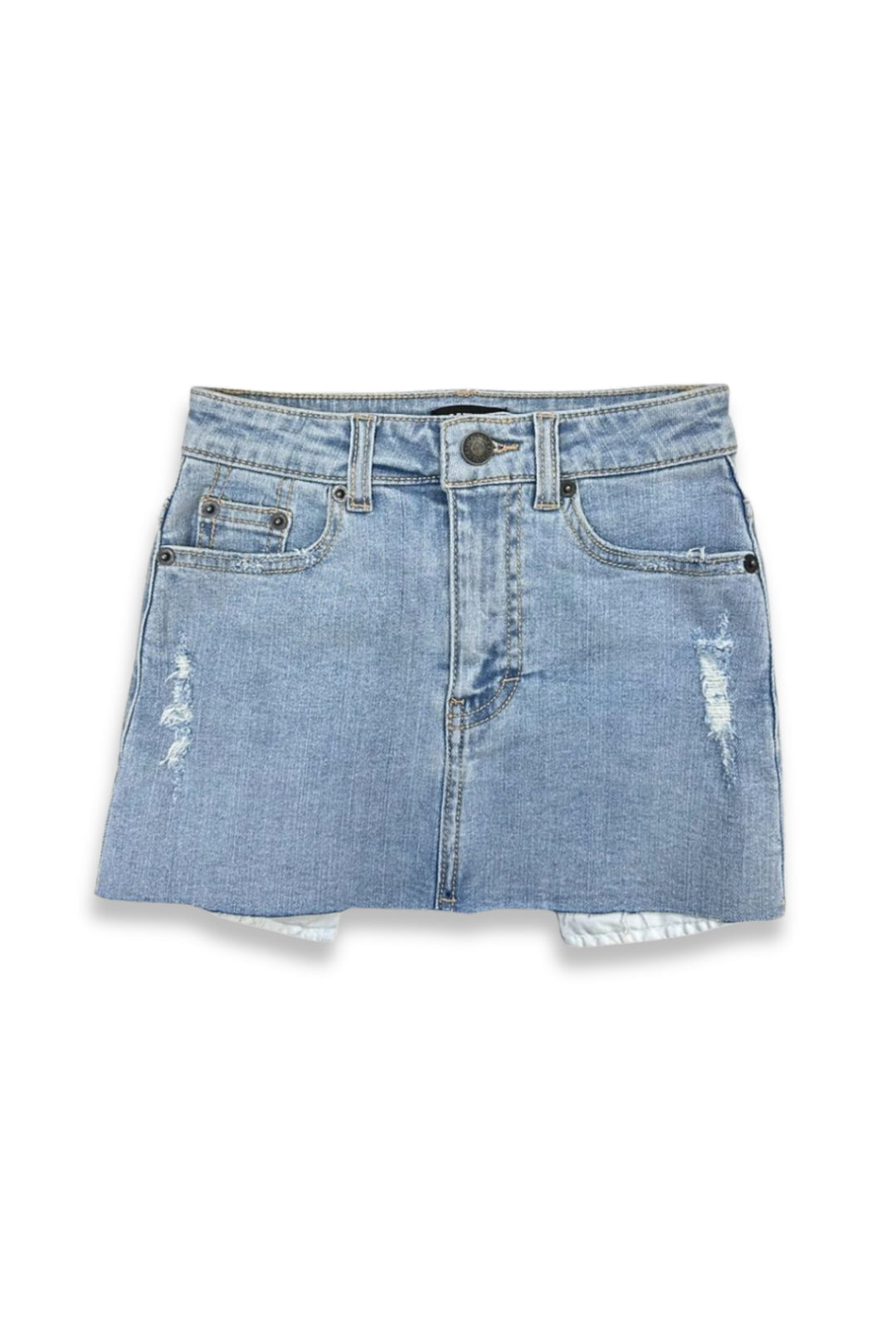 Katie J Miami Distressed Denim Skirt