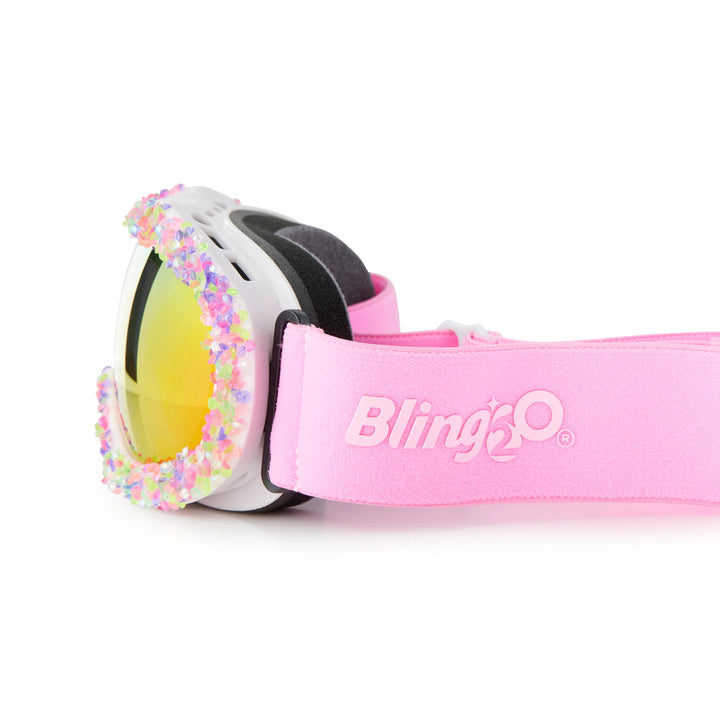 Bling 2o Ice Pink Frost Ski Goggles