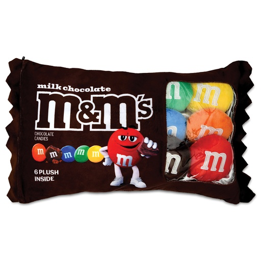 M & M Fleece Plush Pillow