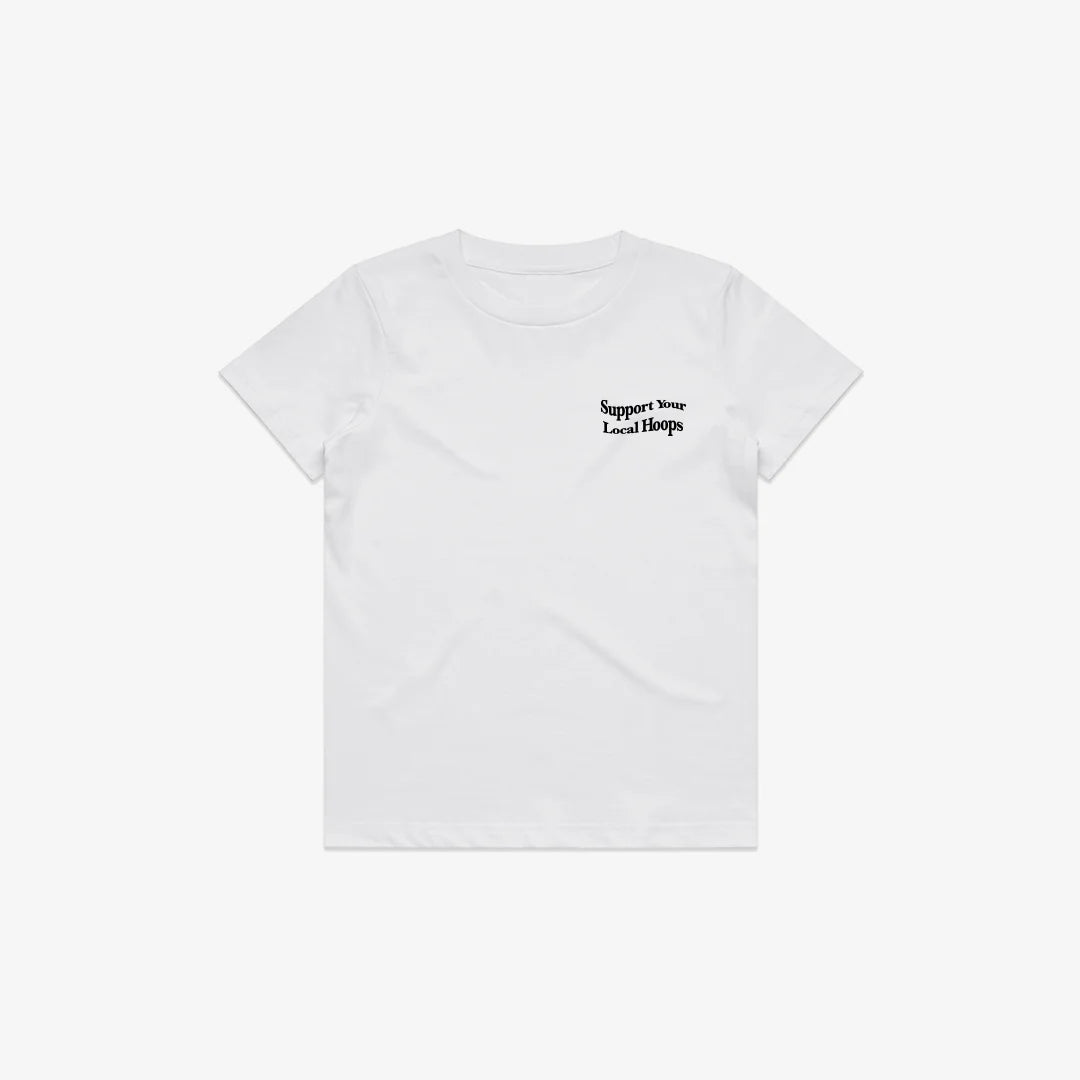 Local Hoops White Backboard Tee