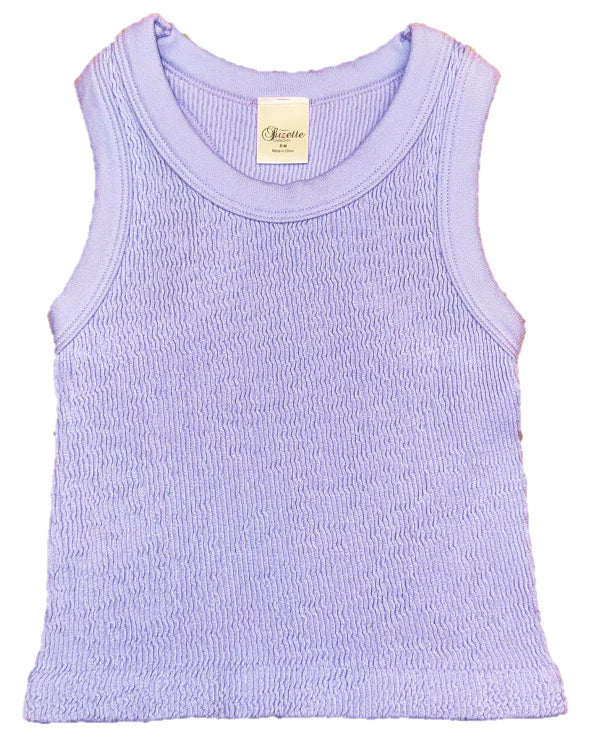 Smocking Sleevless Tank