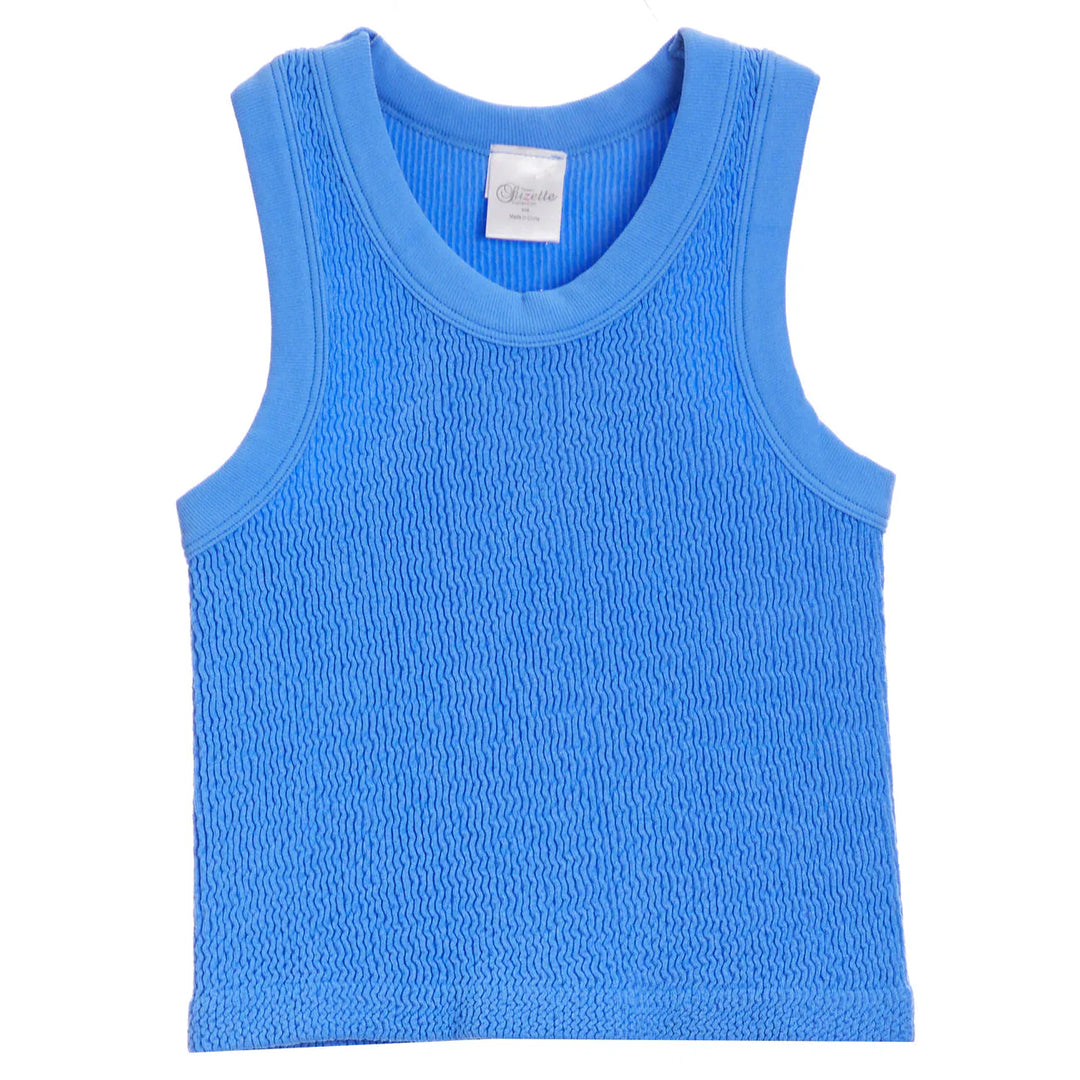 Smocking Sleevless Tank