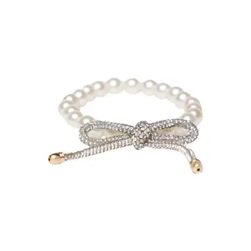 Pearl Bow Bracelet
