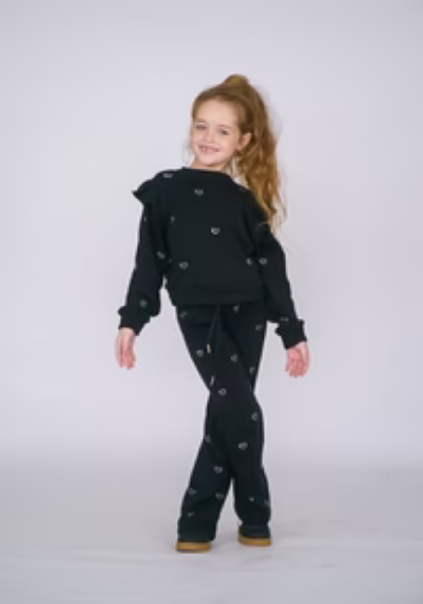 FBZ Allover Heart Stone Sweat Set