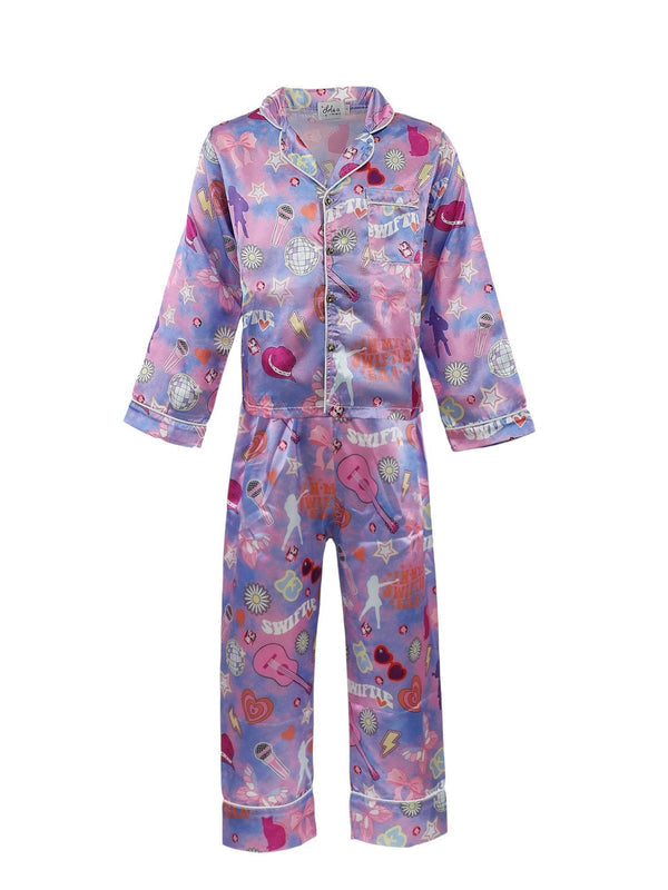 Lola & Boys Swiftie Lovers Silk Set