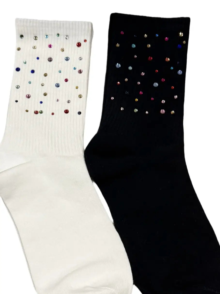 Rhinestone Socks