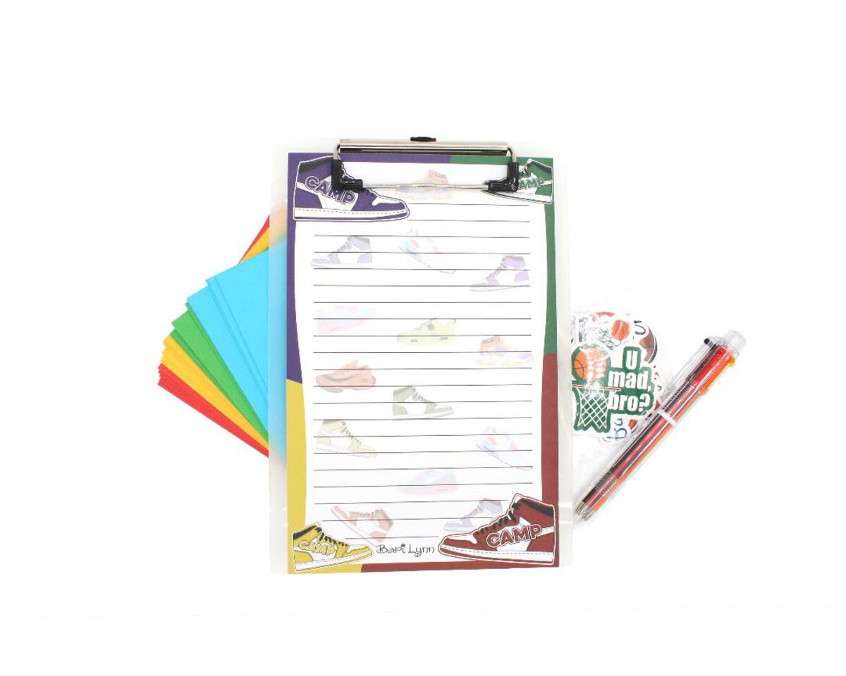 Camp Sneaker Stationary