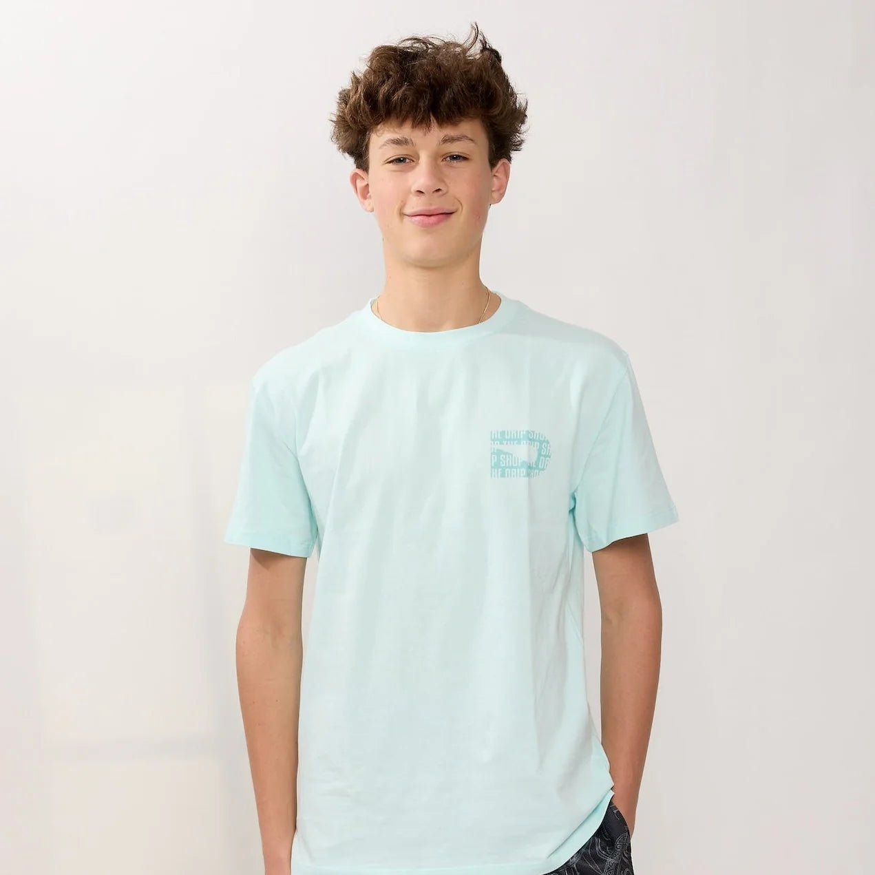 Drip Icon Tee- Mint