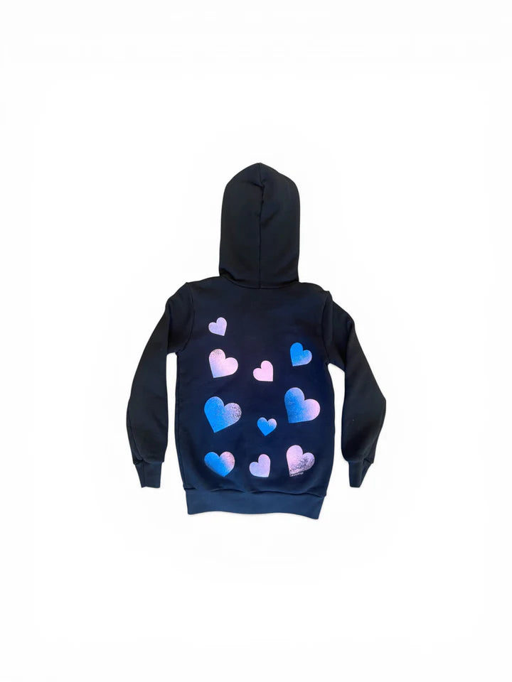 Californian Vintage Hearts Zip Up