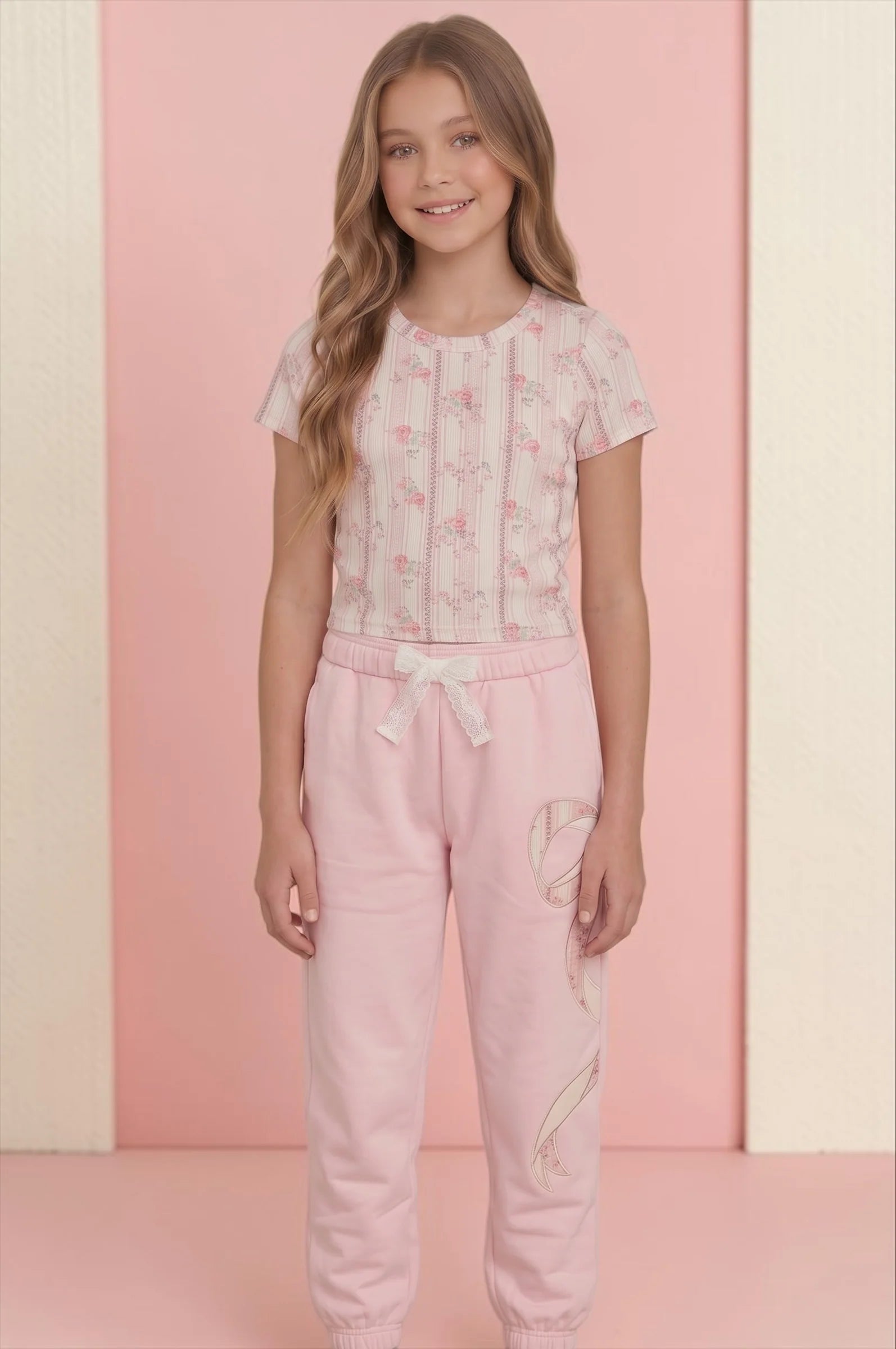 Katie J Dylan Bow Sweatpant