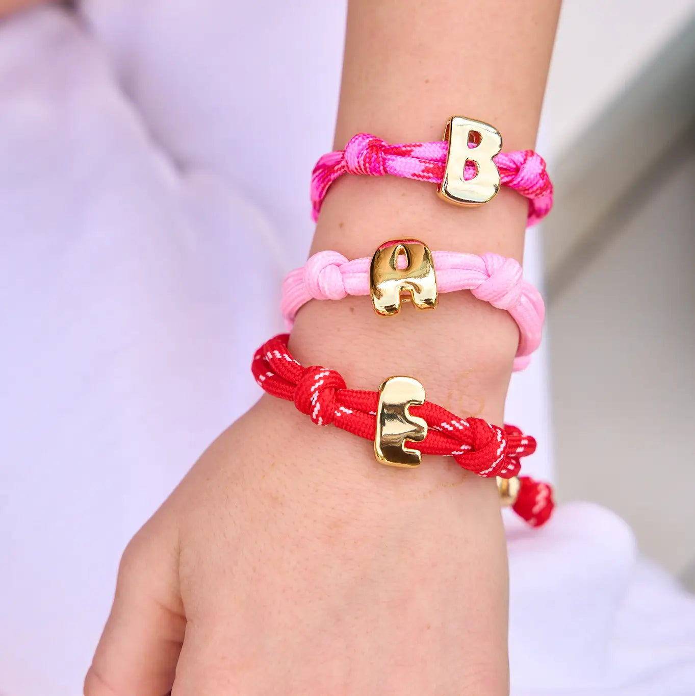 St Barths Initial Cord Bracelets