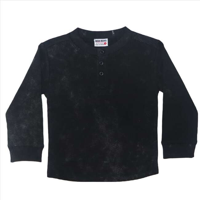 Mish Thermal Henley Black