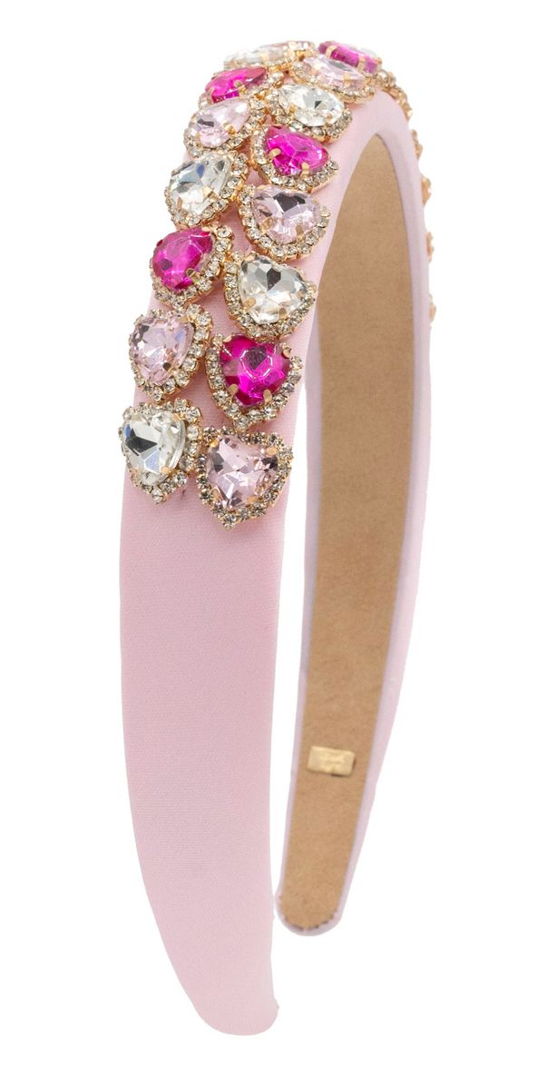 Bari Lynn Heart Jewel Headband