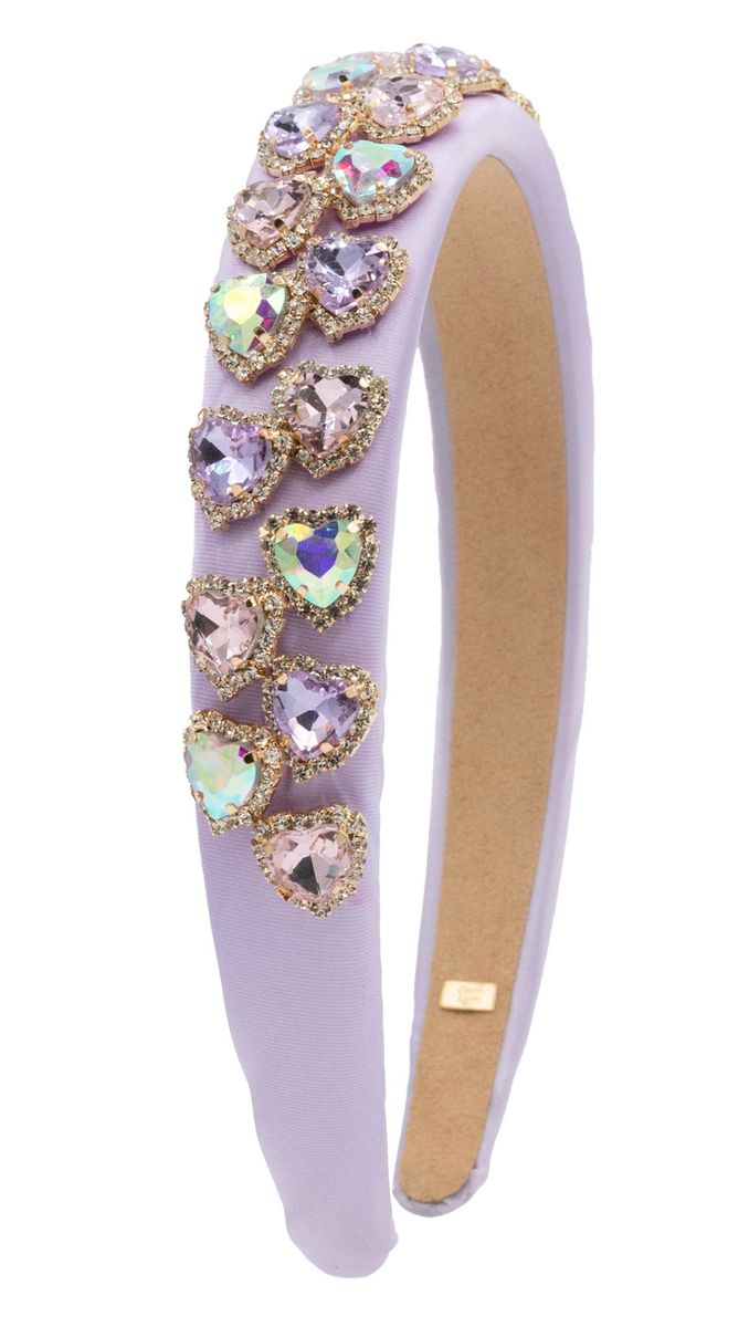 Bari Lynn Heart Jewel Headband