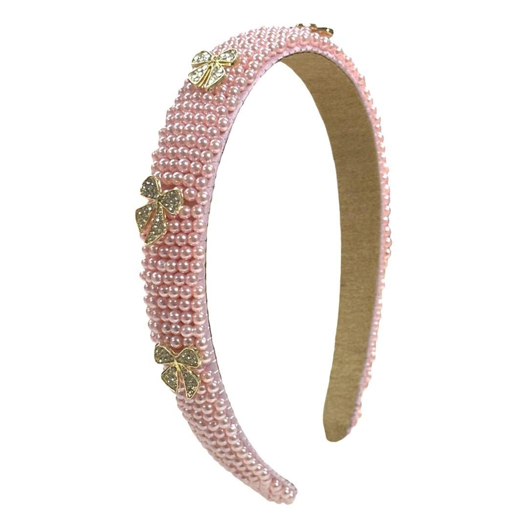 Bari Lynn Pearl & Charm Headband