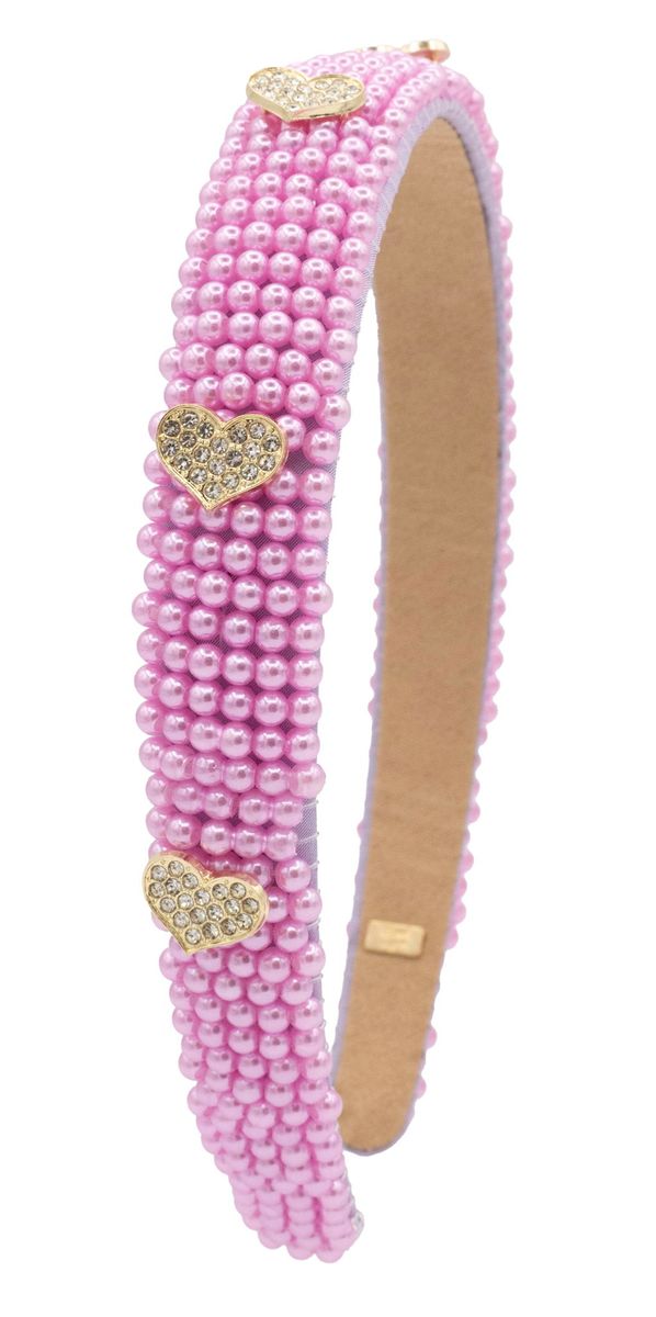 Bari Lynn Pearl & Charm Headband