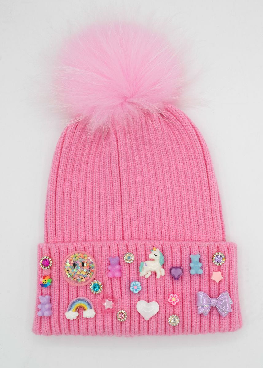 Bari Lynn Charm Cuff Hat