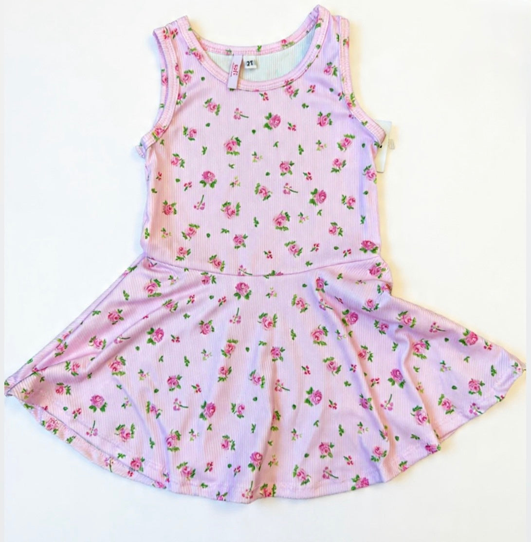 Sofi Pink Flower Dress
