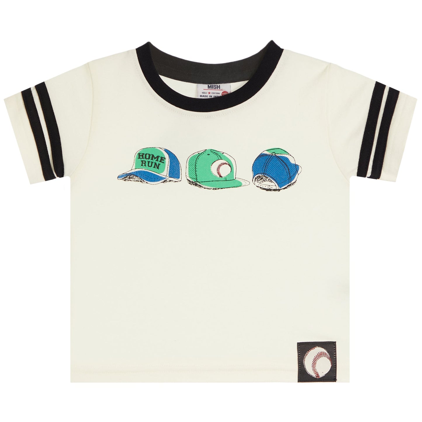 Mish Sport Hats Stripe Trim Tee