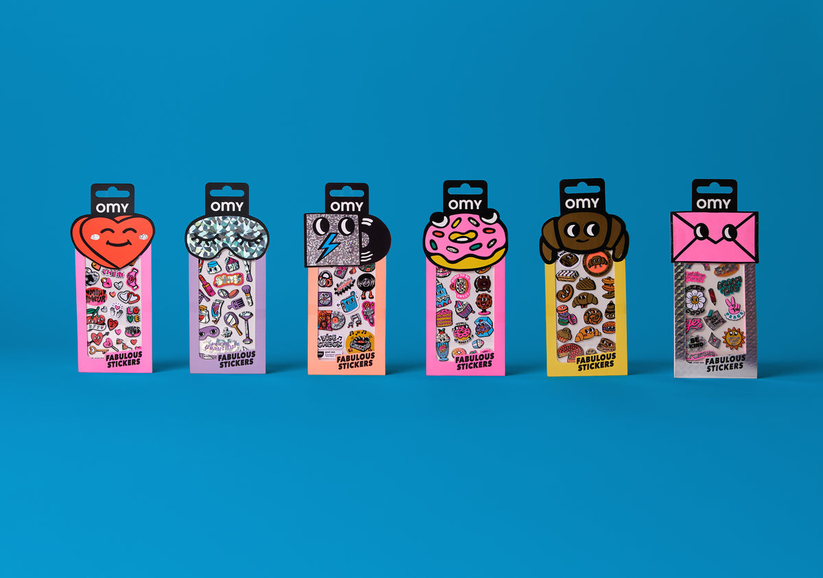 OMY Assorted Stickers -Iconic