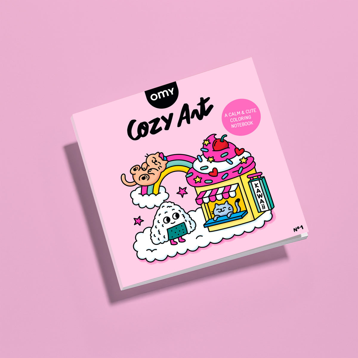 OMY Cozy Art Coloring Book