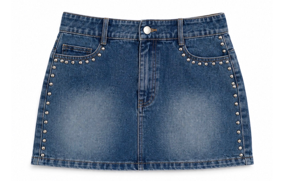 Theme NYC Cooper Denim Skirt