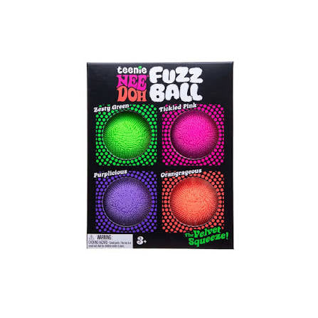 NeeDoh Teenie Fuzz Ball 4-Pack