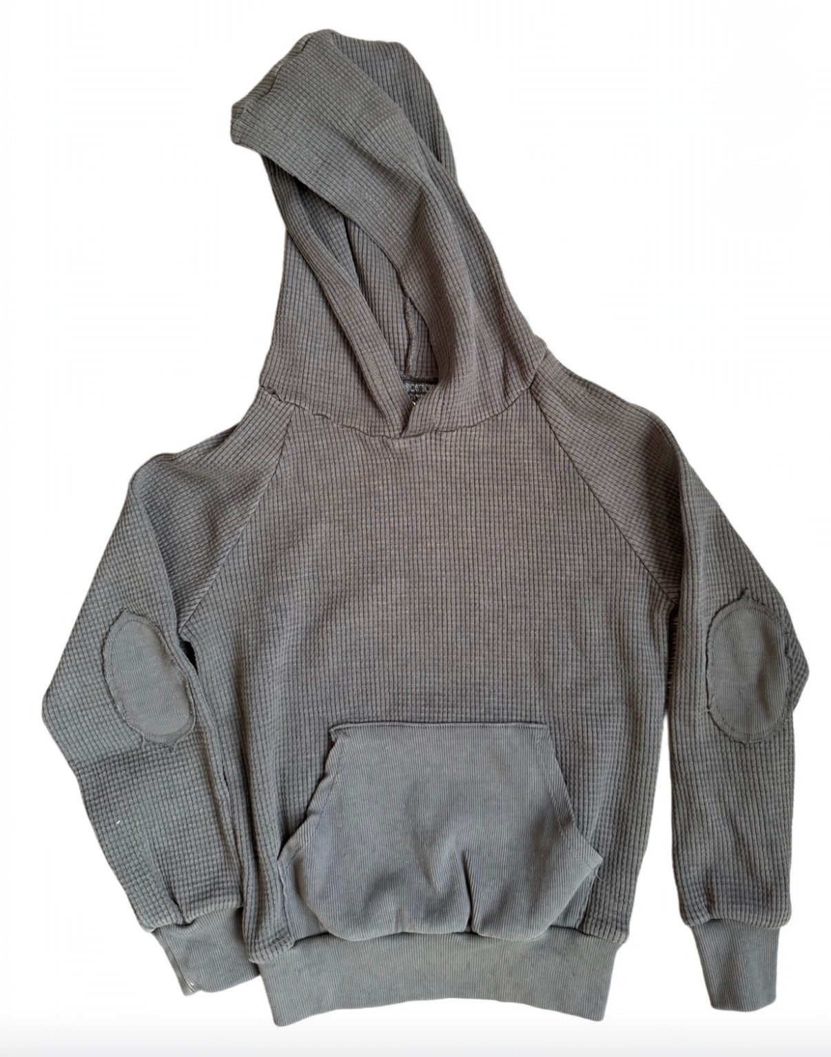 Californian Vintage Waffle Solid Hoodie