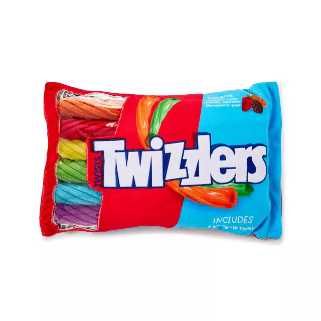 Rainbow Twizzlers Plush Pillow