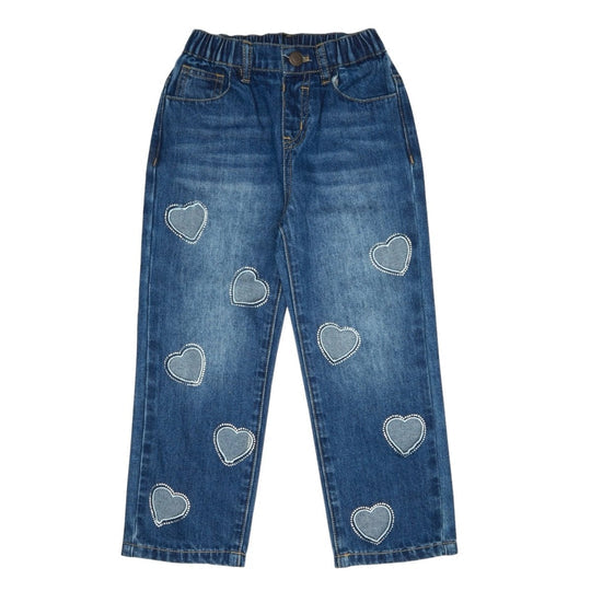 Amelia Crystal Hearts Jeans