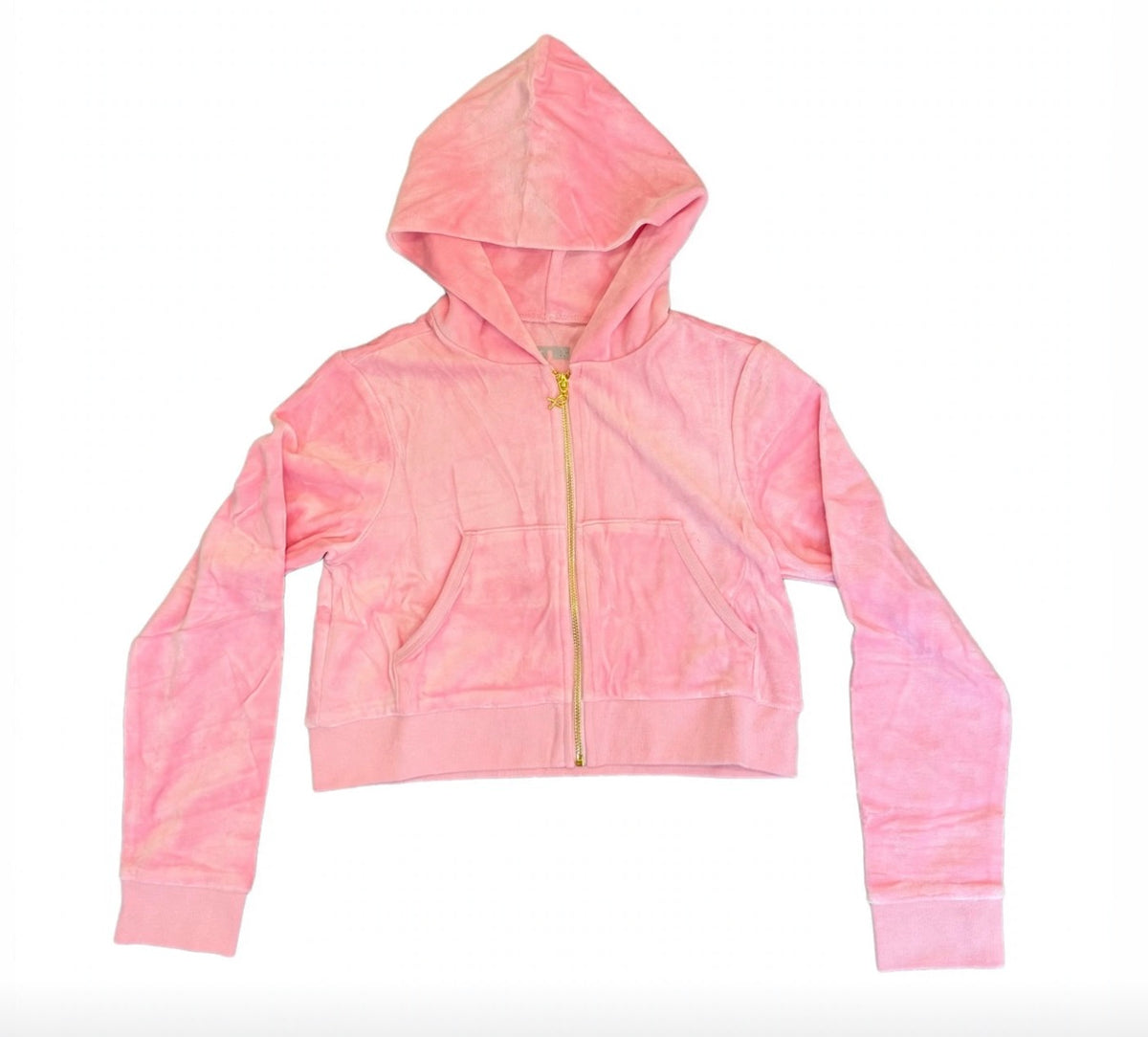 Katie J Jade Zip Hoodie-Pink