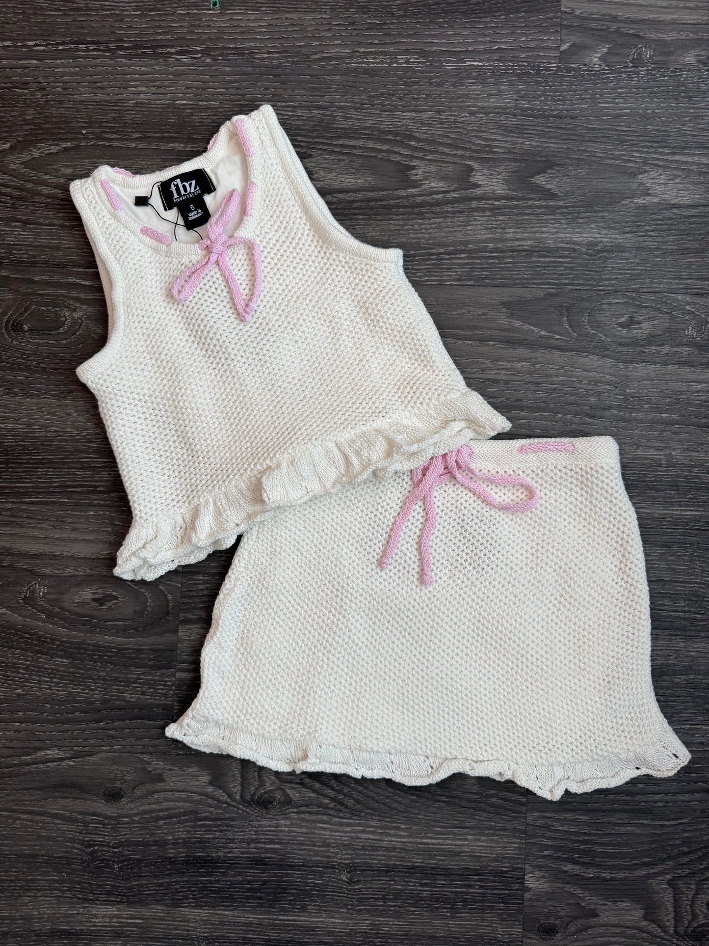 FBZ Knit Tank and Skirt Set