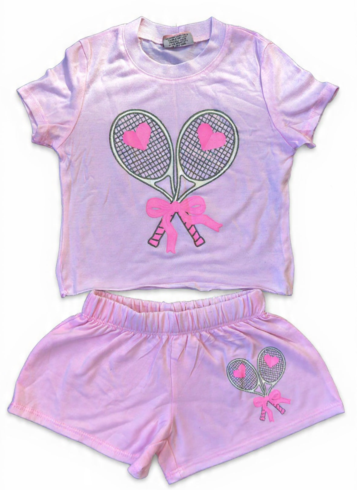 Firehouse Tennis Racquet Short Sleeve/Short Set