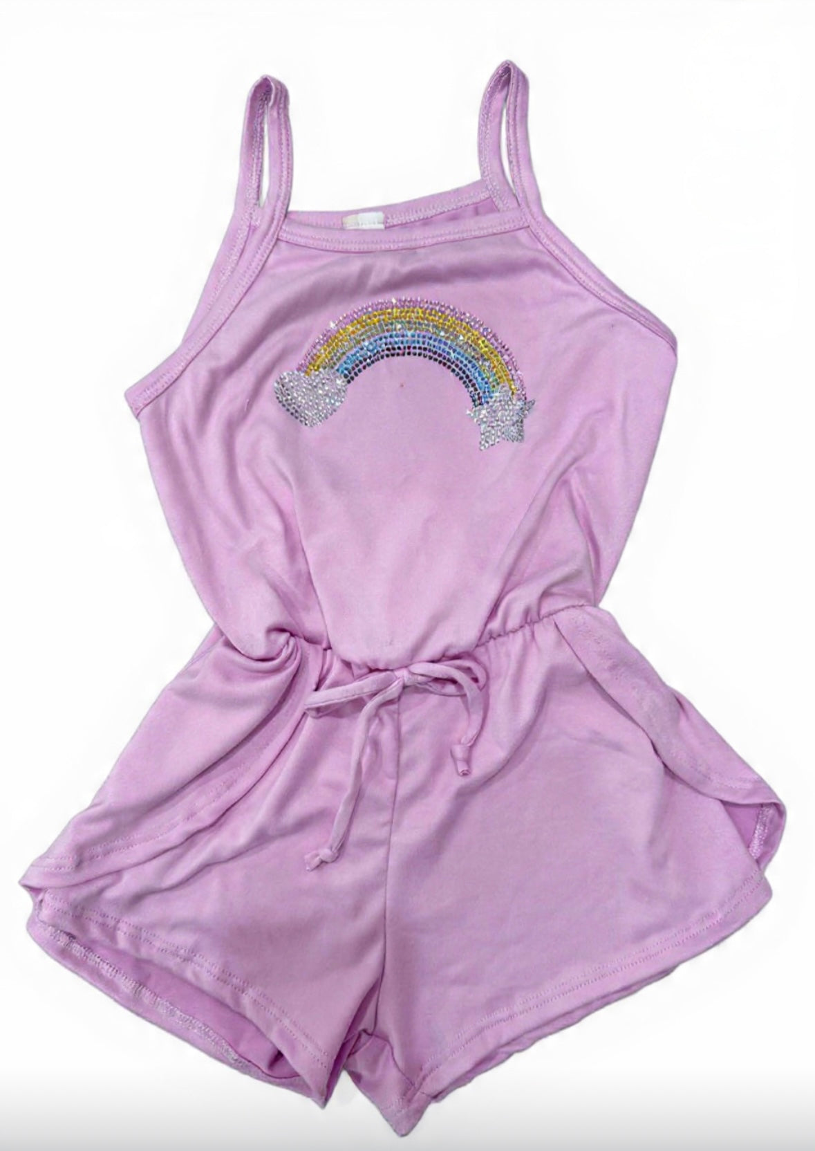 Sofi Lilac Rainbow Romper
